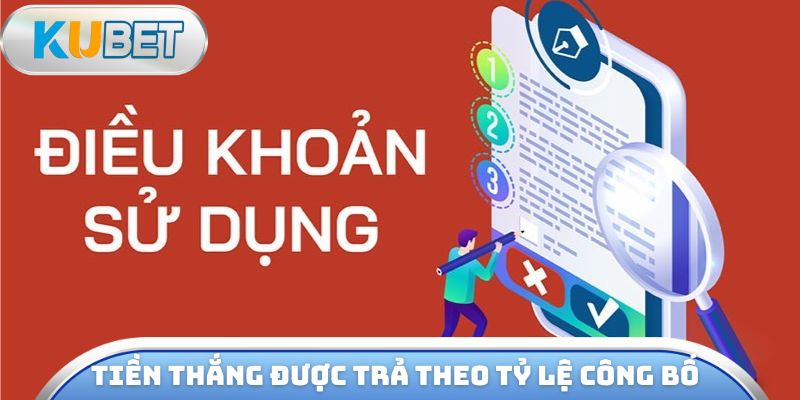 Tiền thắng được trả cho hội viên theo tỷ lệ công bố